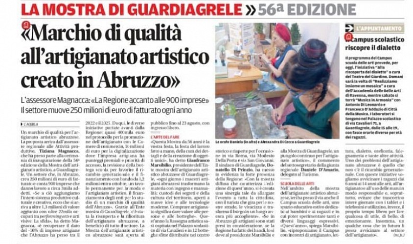 Mostre Abruzzo 2026
